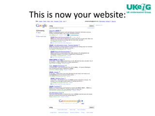 This is now your website: 