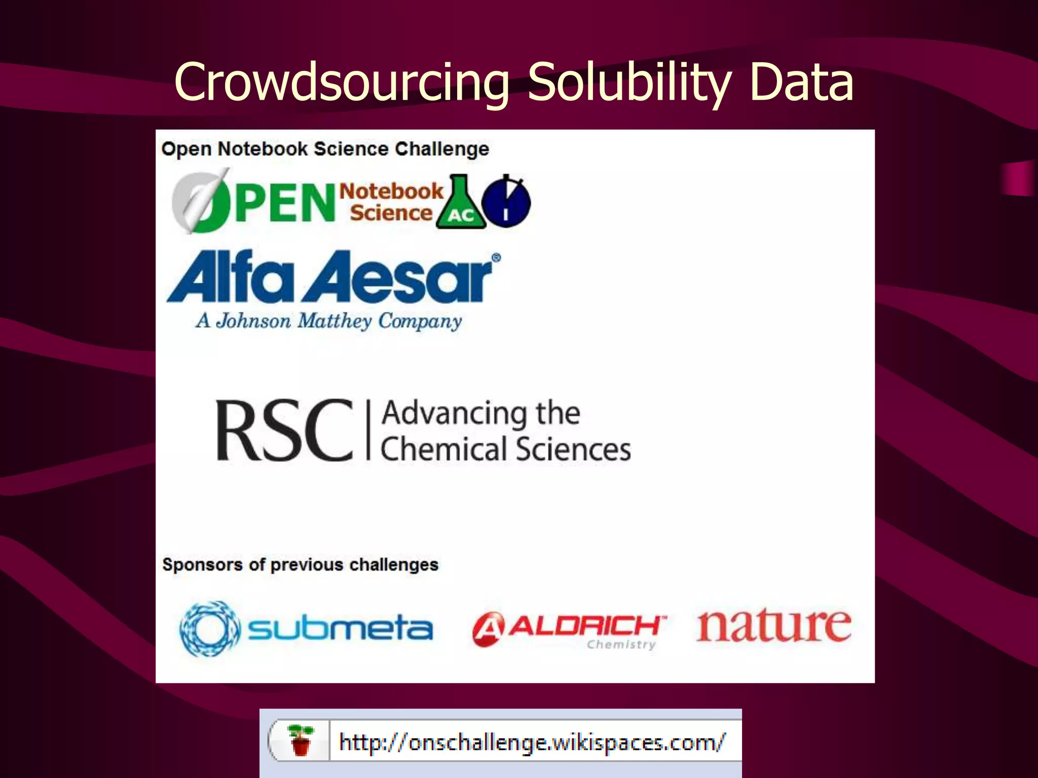 There are NO FACTS, only measurements embedded within assumptionsOpen Notebook Science maintains the integrity of data provenance by making assumptions explicit