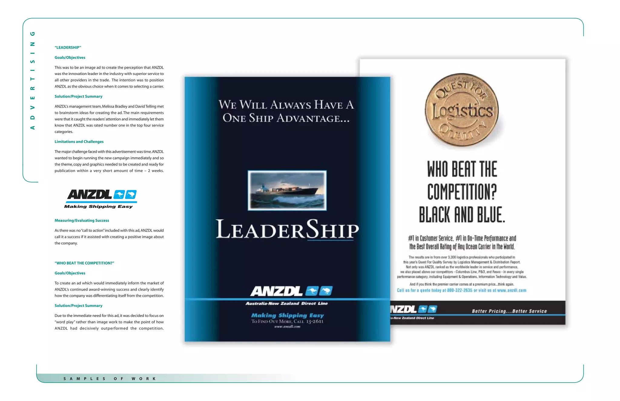 Bradley Communications Portfolio