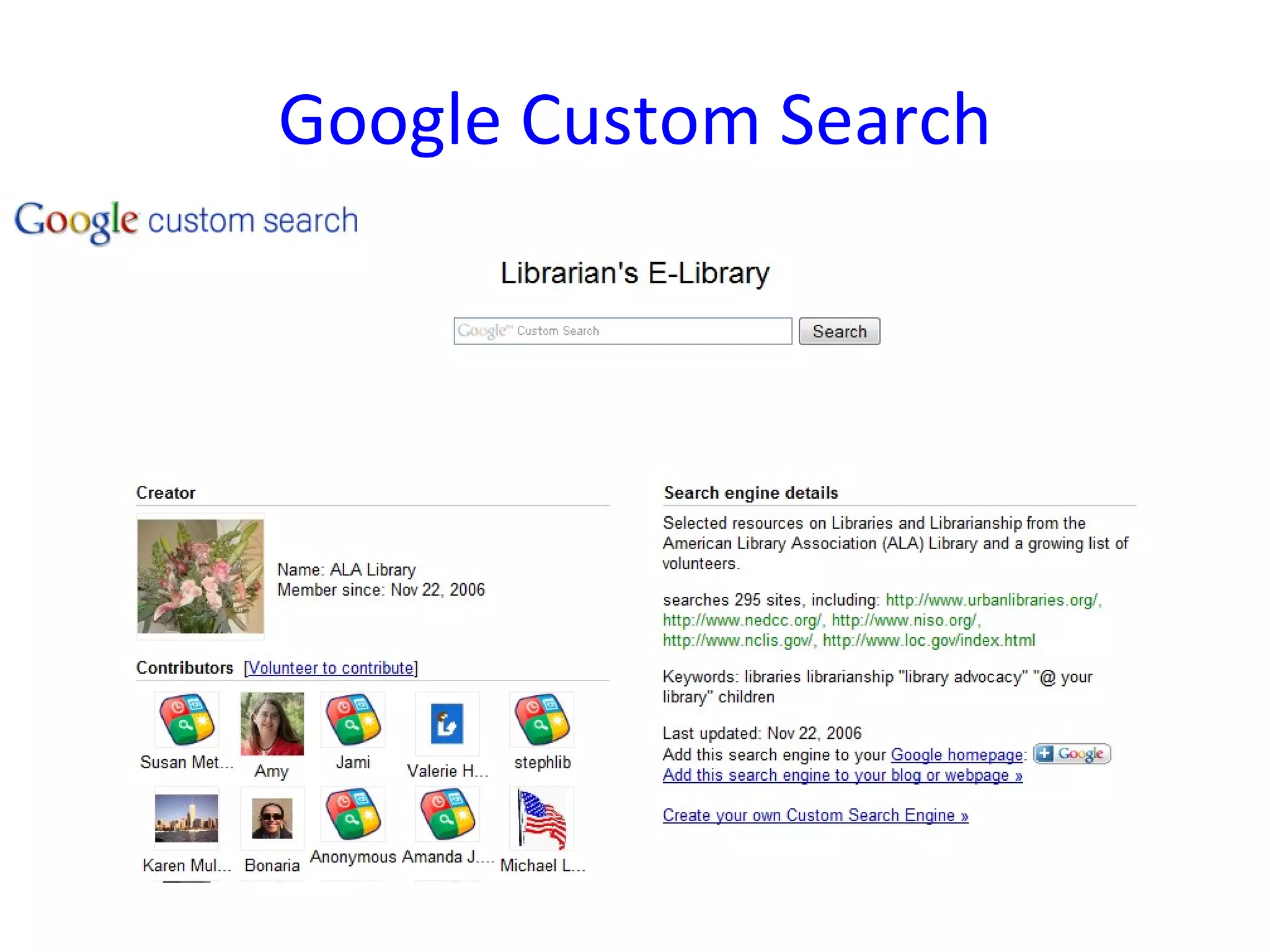 Google Custom Search