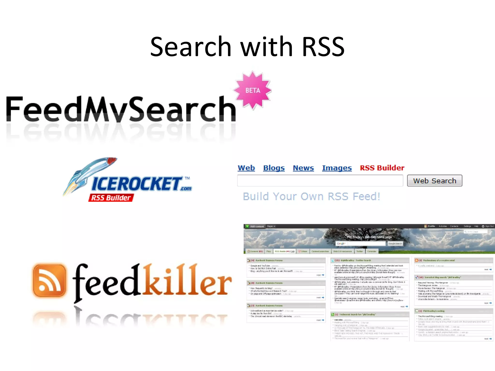 Search with RSS
 