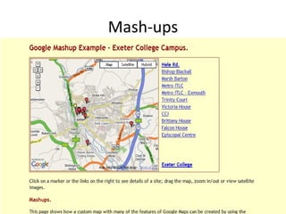 Mash-ups
 