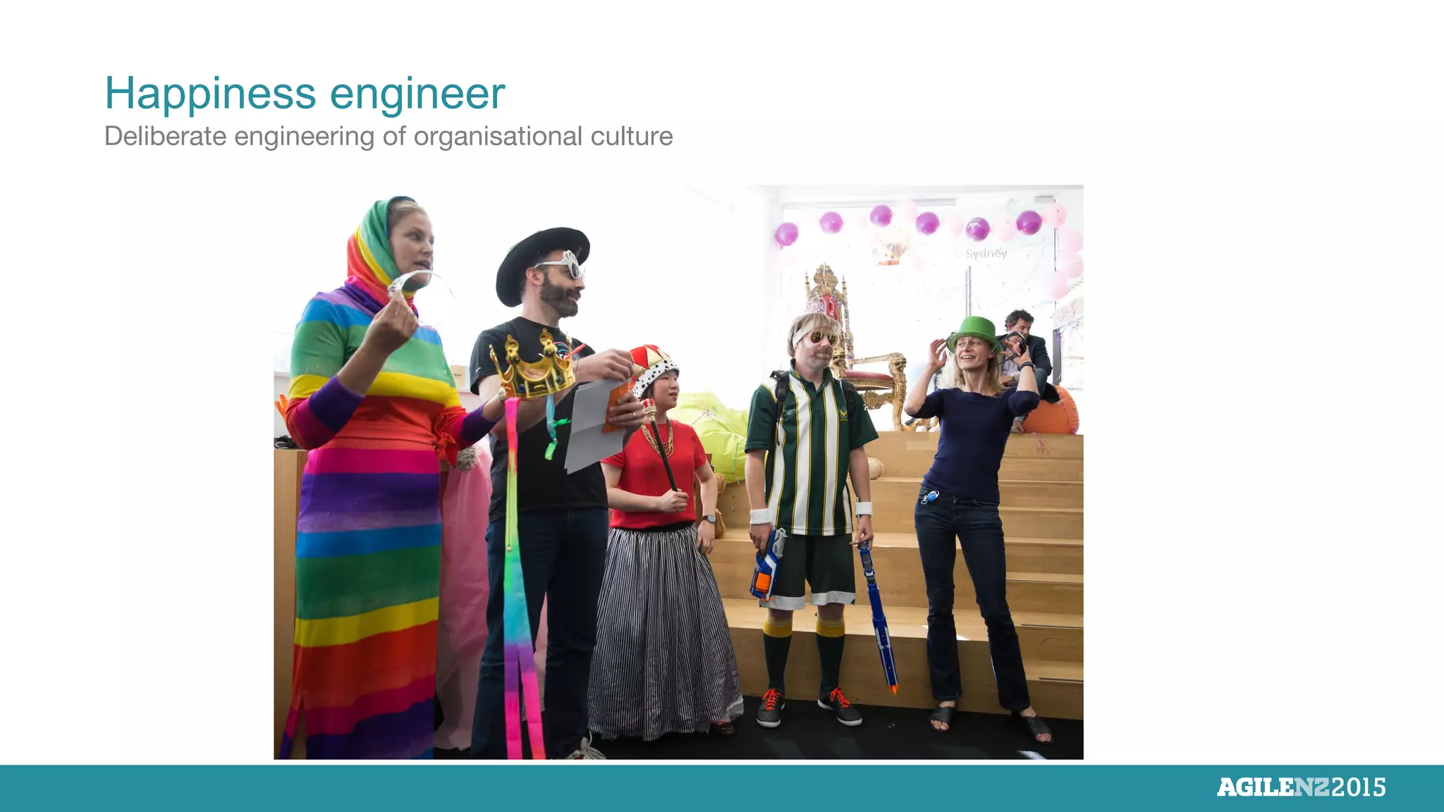 Team self organisation
A case study that isn’t Trademe - Arranging around the work. Review
 