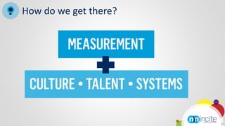 How do we get there?




                       20
 