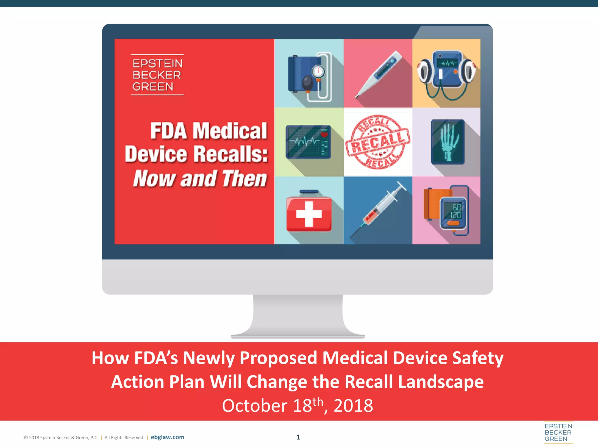 FDA Medical Device Recalls Now and Then PPT
