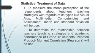 Effects of Teachers Teaching Strategies and the Academic Performance at ...