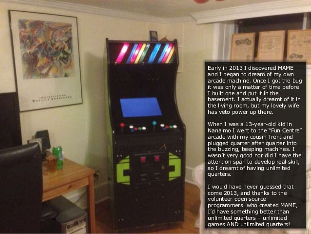 Brad S Mame Arcade Story Build Your Own Vintage Arcade