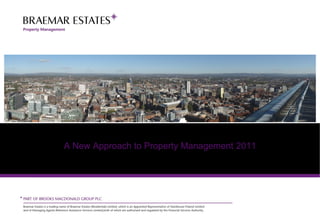 A New Approach to Property Management 2011
 