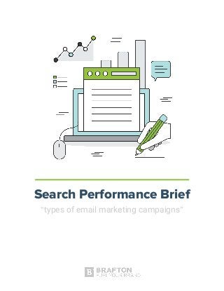 Search Performance Brief
“types of email marketing campaigns”
 