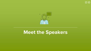 Meet the Speakers
 