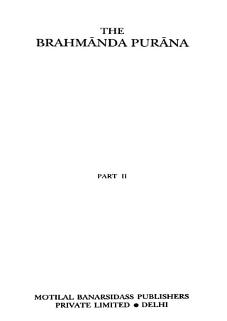 Brahmanda Purana - G.V.Tagare - Part 2.pdf