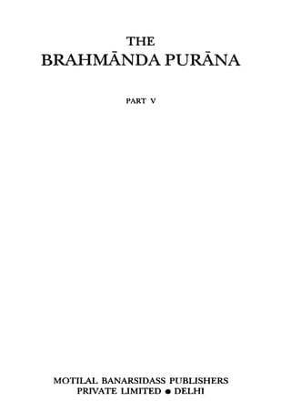 Brahmanda Purana - G.V.Tagare - Part 5.pdf