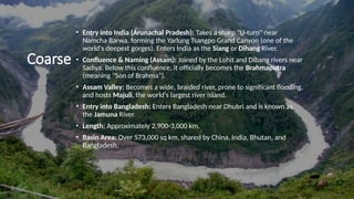 Brahmaputra River System 3 river, geography | PPTX