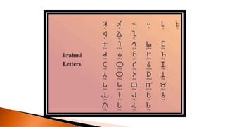 Brahmi Scripts Introduction with full depth | PDF