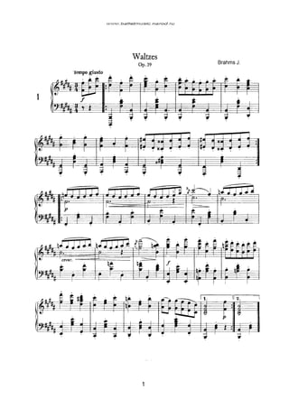 Brahms valses op39