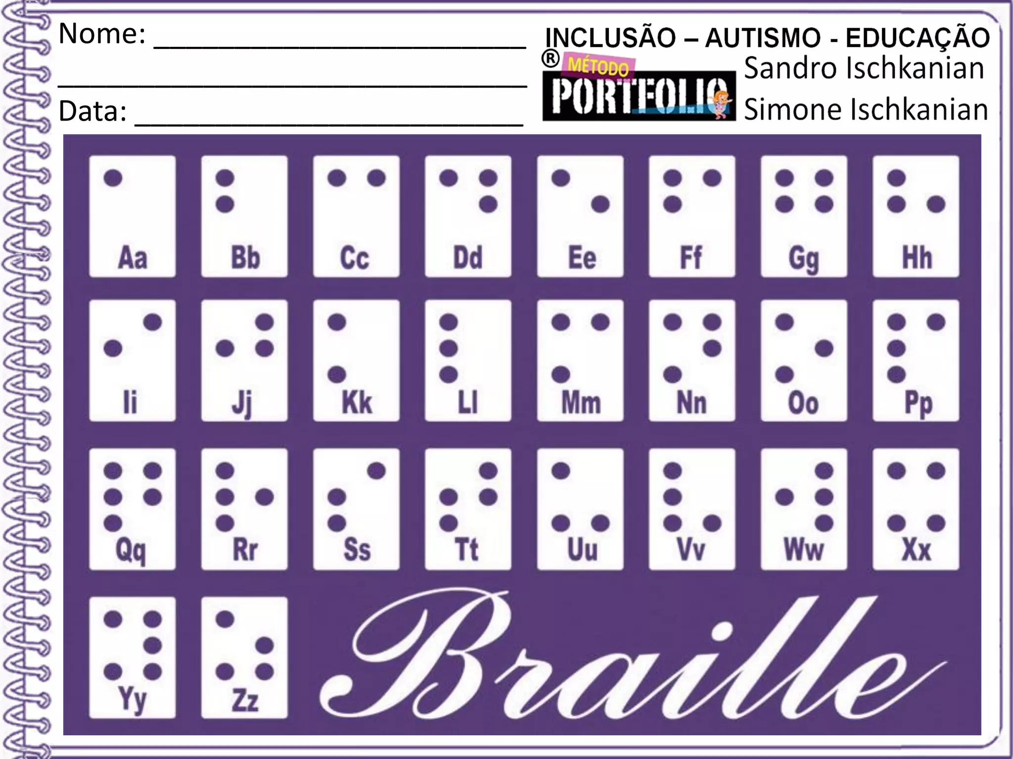 Nome: _______________________
_____________________________
Data: ________________________
 