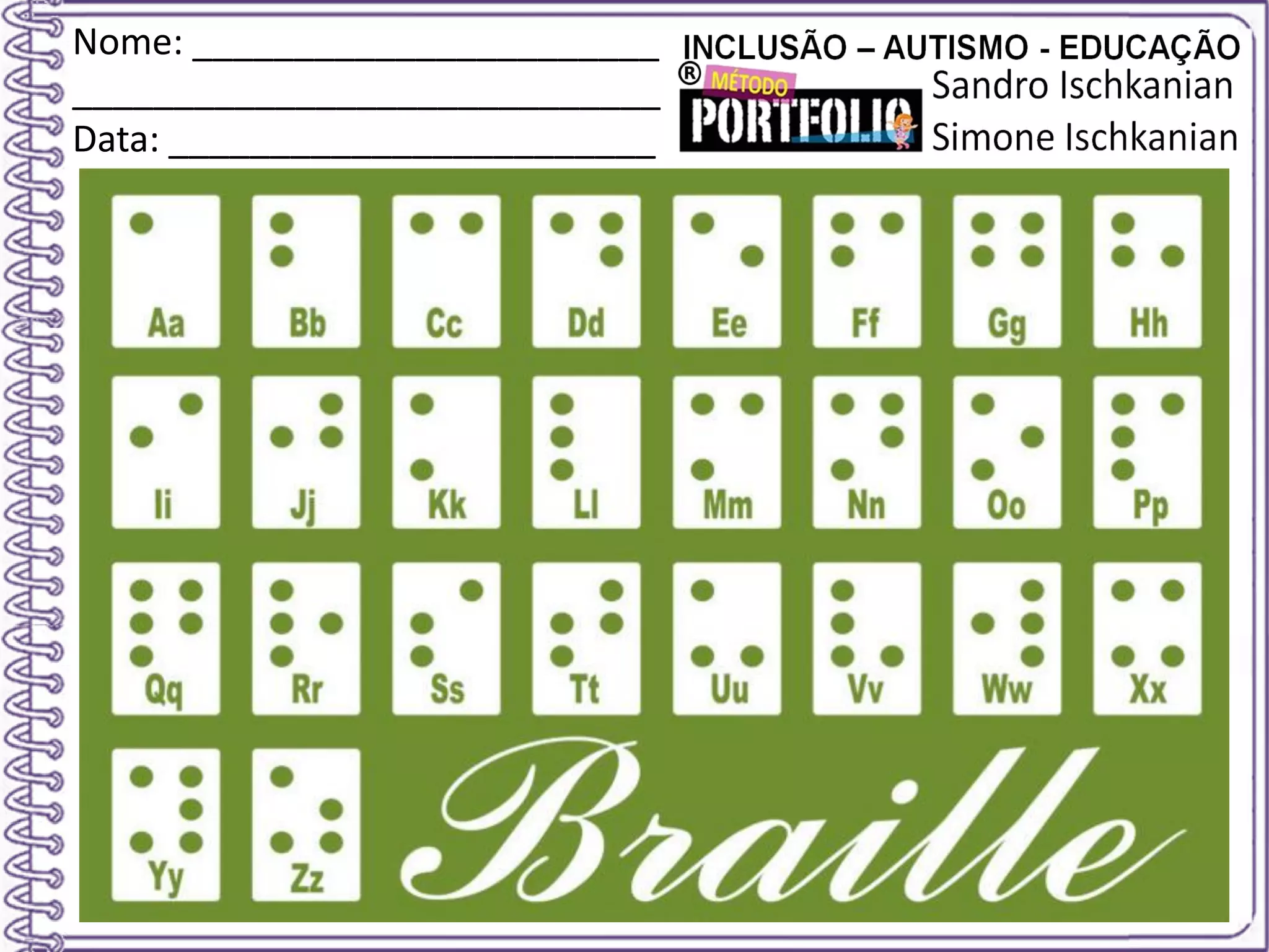 Nome: _______________________
_____________________________
Data: ________________________
 