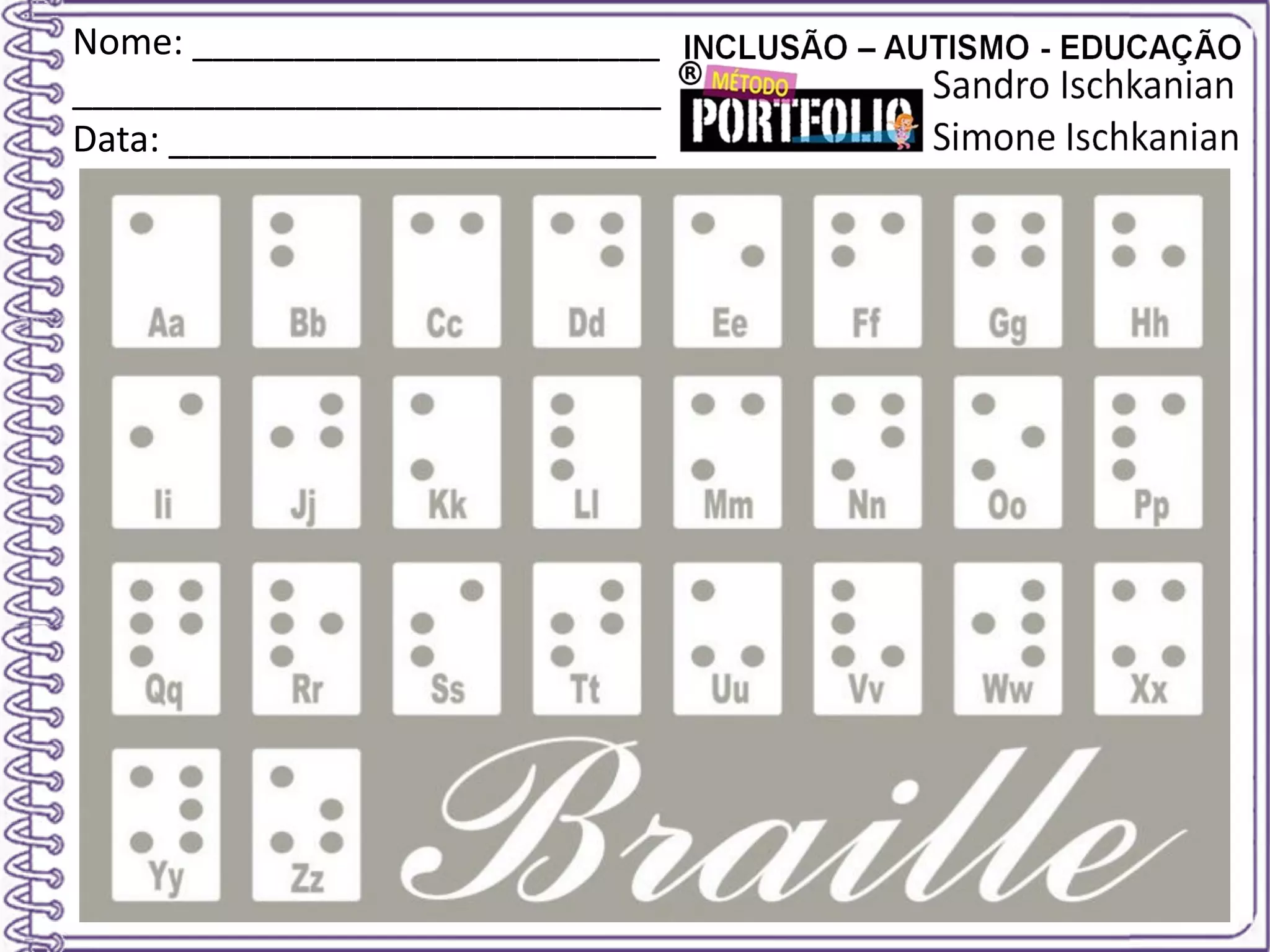 Nome: _______________________
_____________________________
Data: ________________________
 