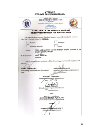 29
APPENDIX E
APPROVED RESEARCH PROPOSAL
 