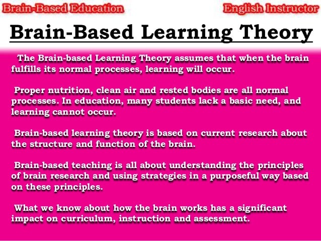 Research paper on brain-based learning