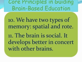 Brain based learning | PPTX