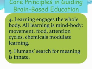 Brain based learning | PPTX