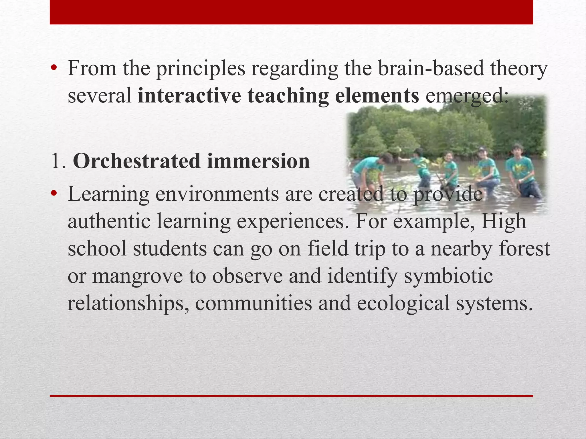 Brain based learning (continuation) | PPT