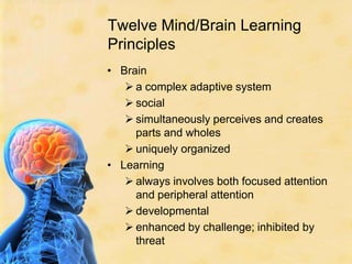 Twelve Mind/Brain Learning PrinciplesBraina complex adaptive system