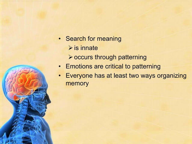 Brain based learning theory fin. | PPTX | Education