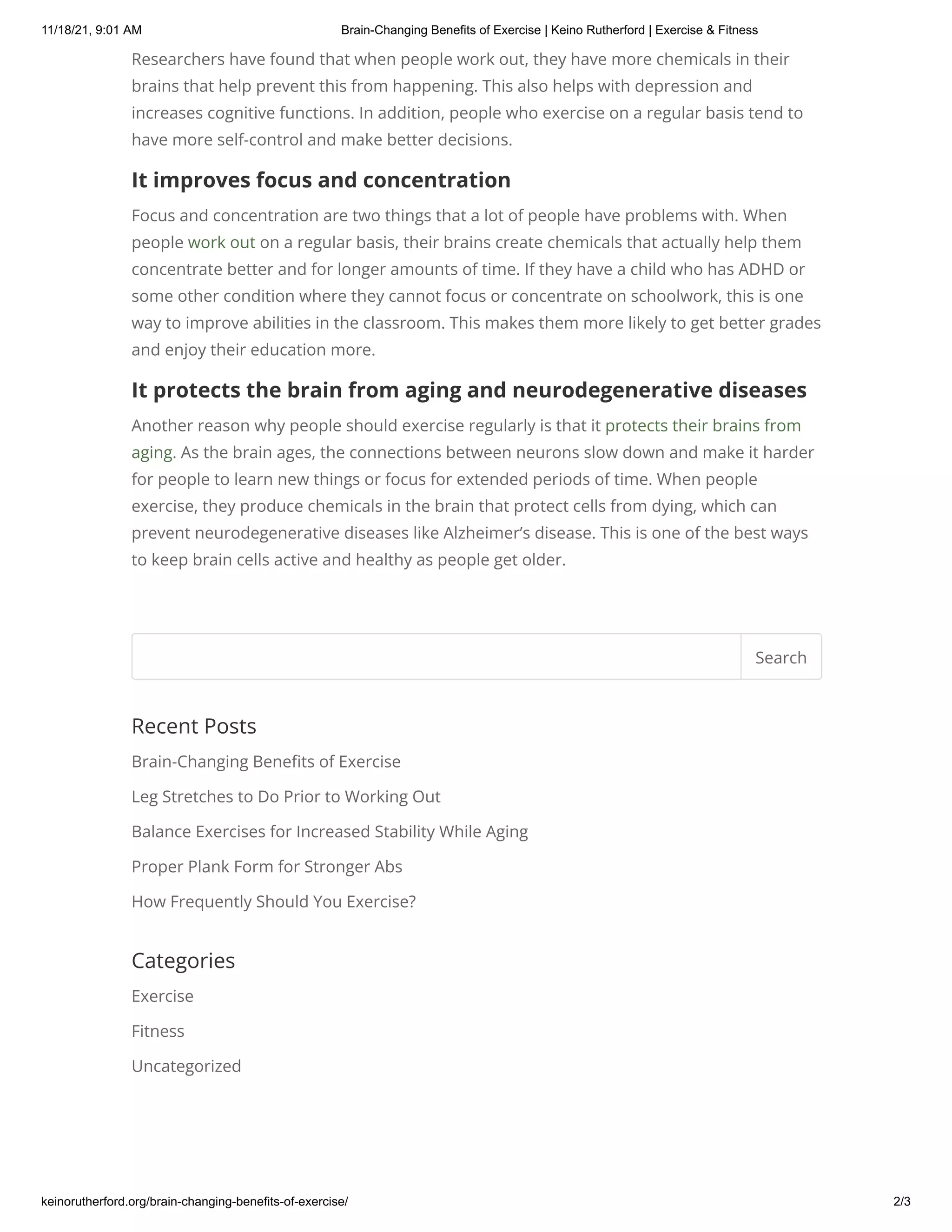 Brain Changing Benefits Of Exercise Pdf Brain Changing Benefits Of Exercise Pdf