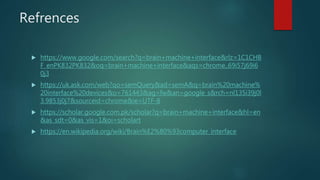 Brain computer interface | PPTX | Brain and Nervous System Disorders ...