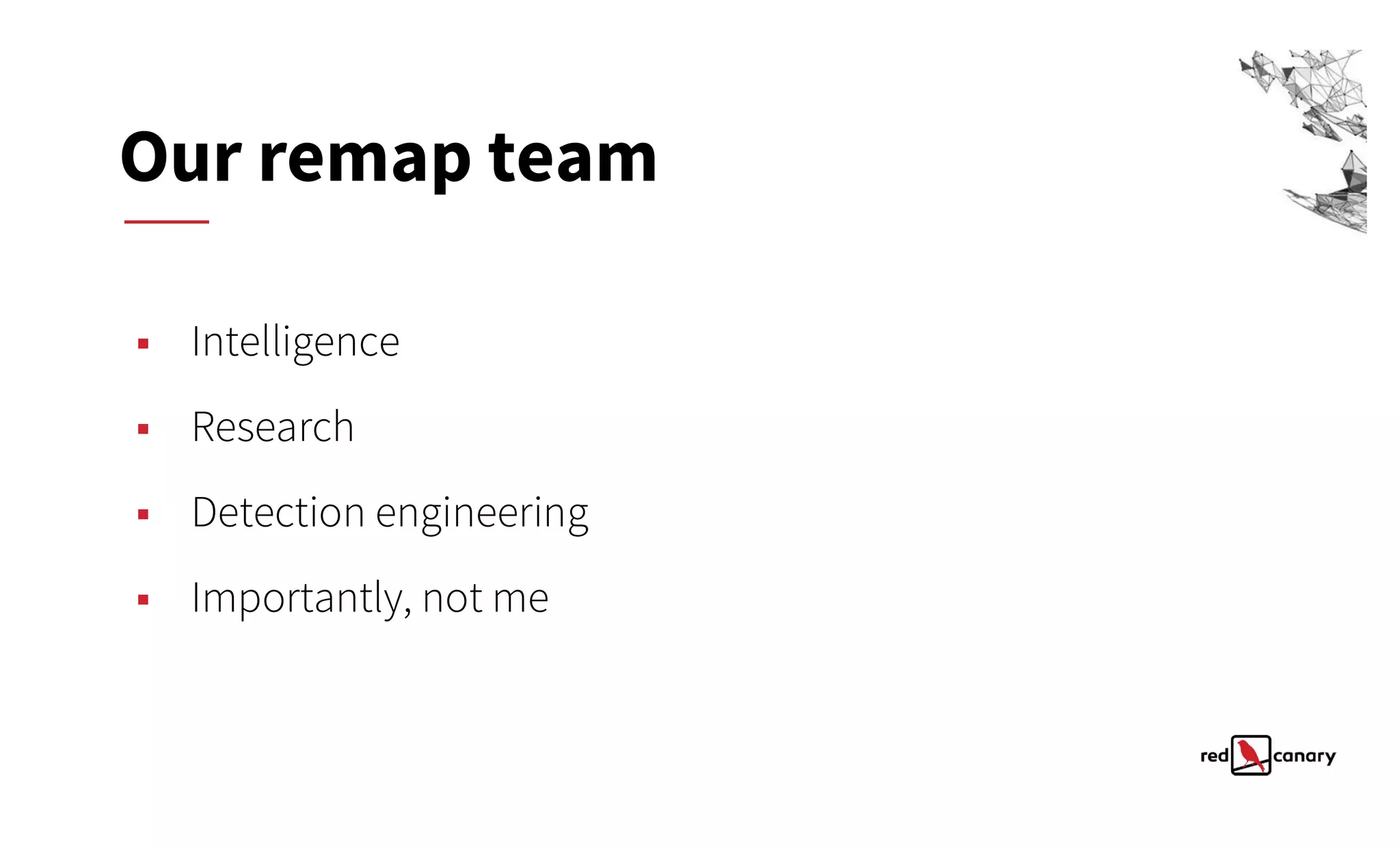 Starting Over with Sub-Techniques