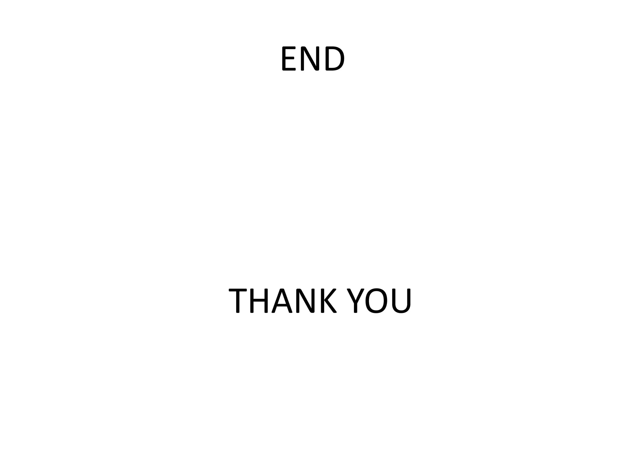 END
THANK YOU
 