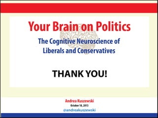 Your Brain on Politics: The Cognitive Neuroscience of Liberals and Conservatives