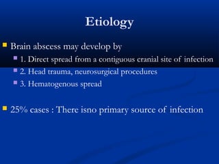 Brain abscess dr shatdal | PPT