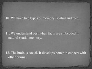 Brain based learning | PPTX