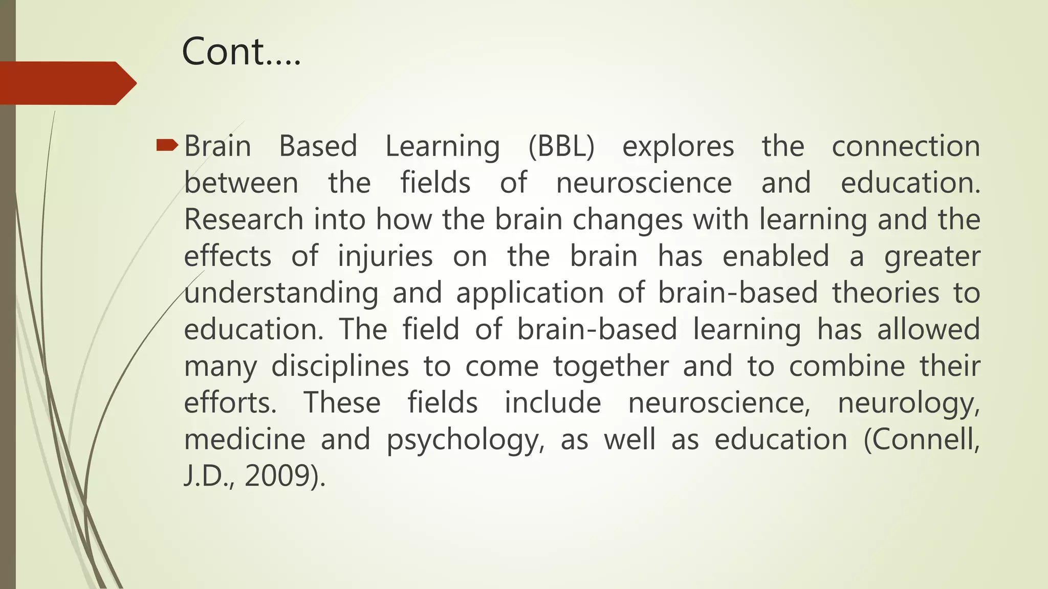 Brain based learning | PPTX