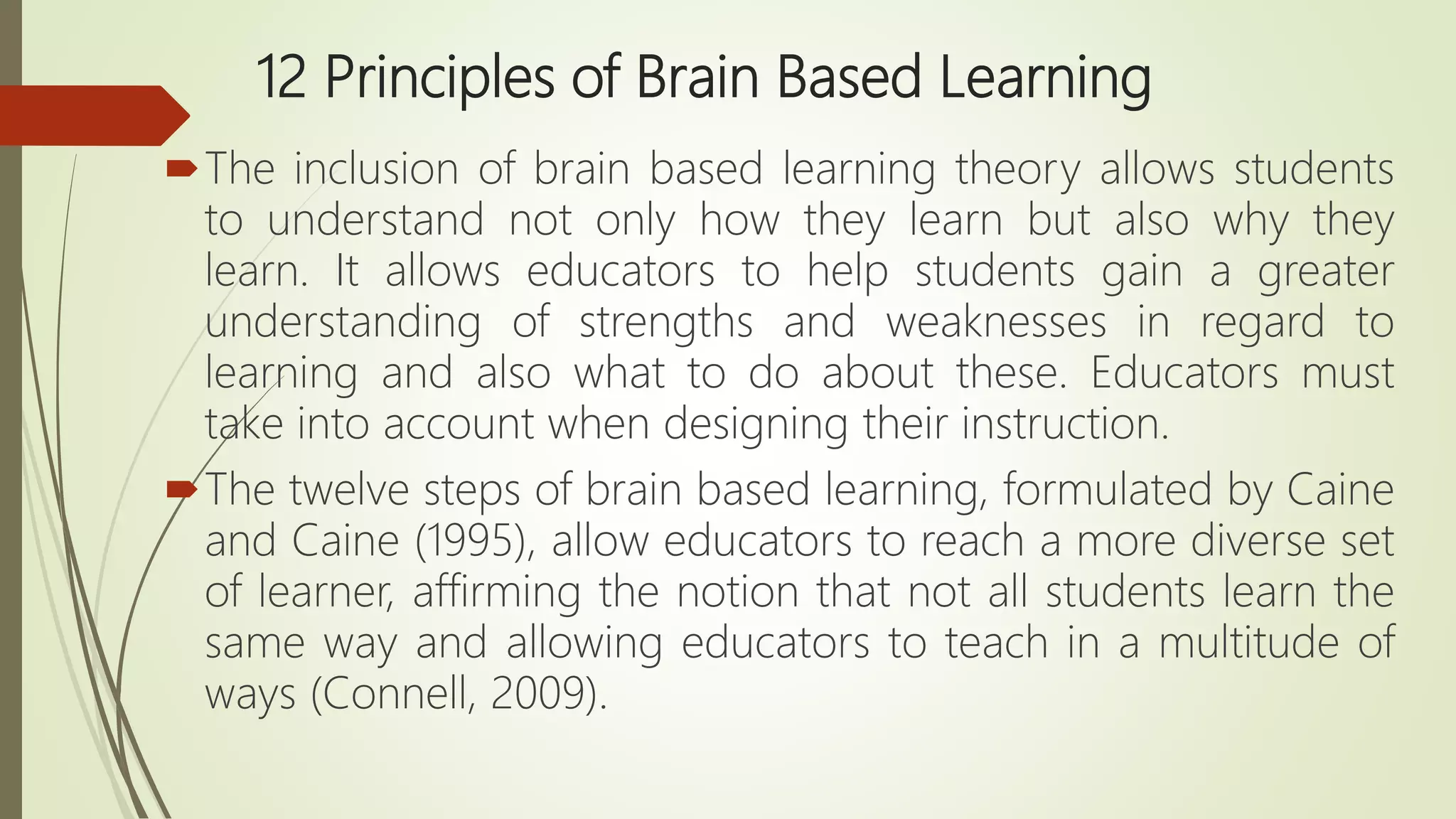 Brain based learning | PPTX