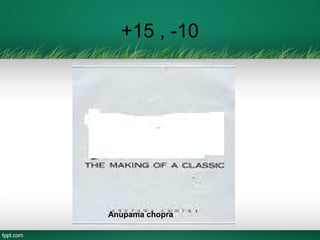 +15 , -10
Anupama chopra
 