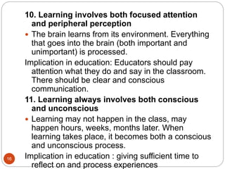 Brain compatible curriculum | PPTX