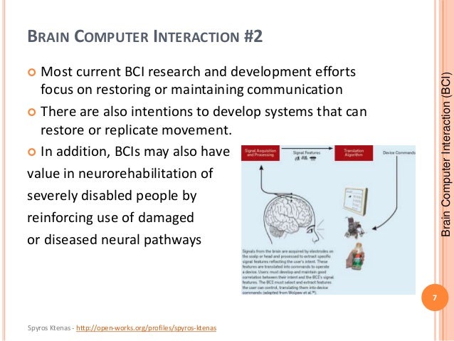 Brain computer interaction