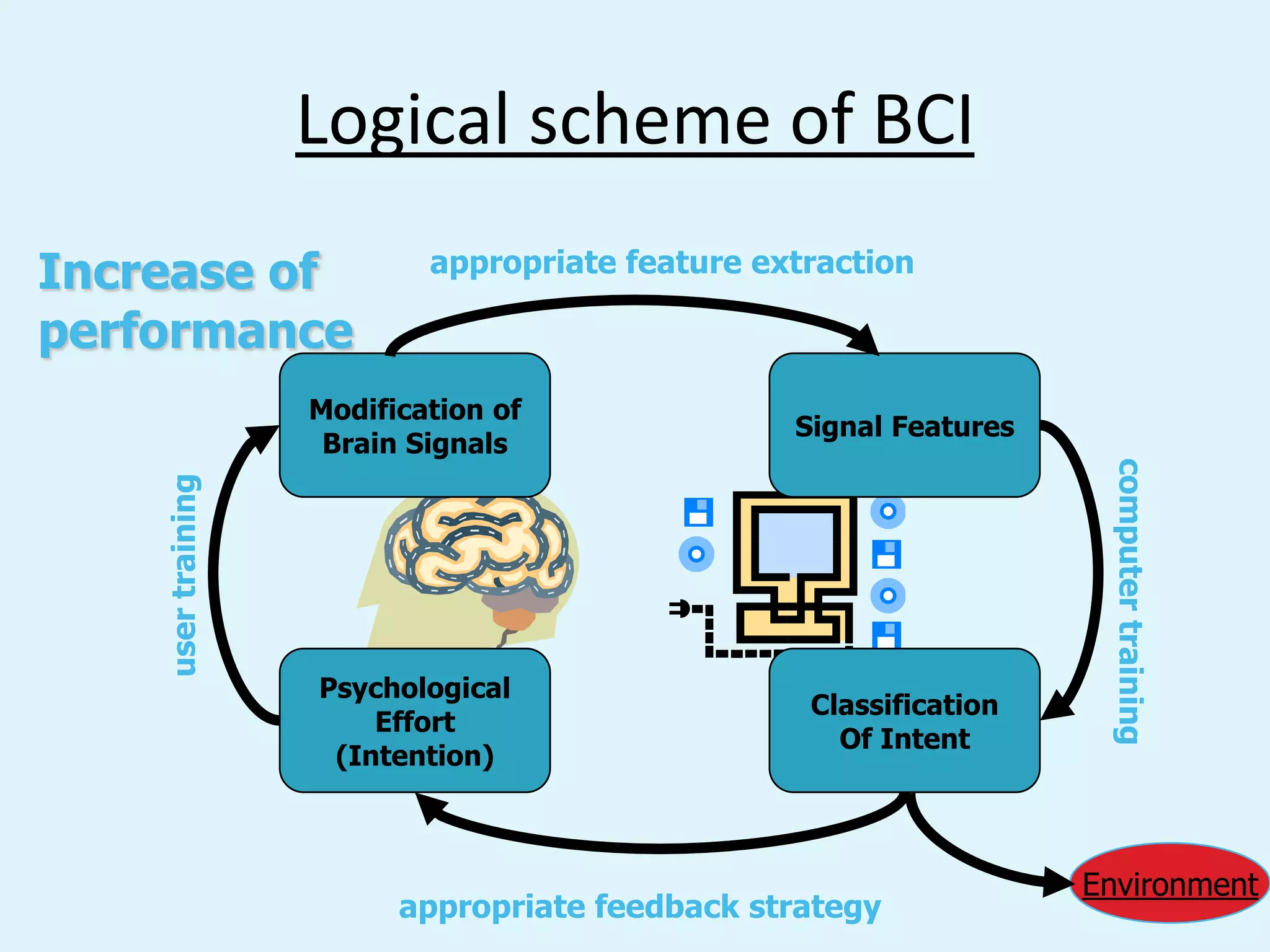 A successful transition of the whole BCI system to the portable device