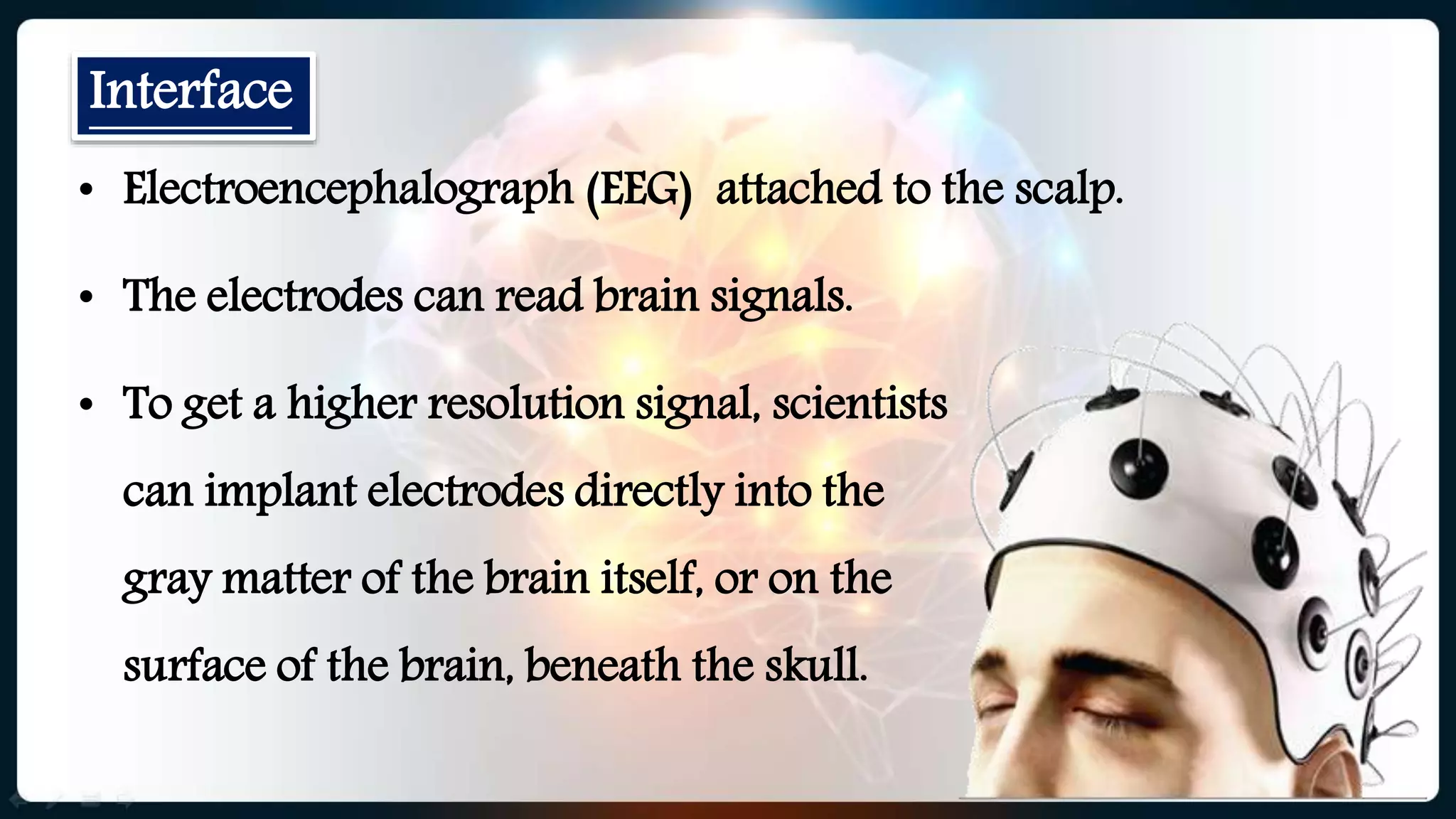 Brain Computer Interface (BCI) - seminar PPT | PPTX