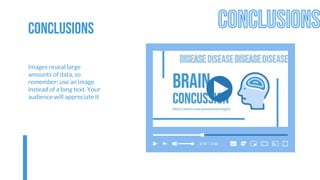 Concussion Tamplet brain concusion template power point, by slide go | PPTX