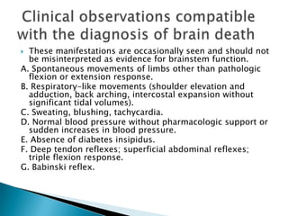 The diagnosis of brain death -EELCO FM WIJDICKS N Engl J Med, Vol. 344, No. 16 April 19, 2001