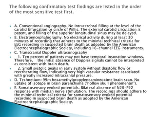 Confirmatory TestingTranscranial Ultrasonography 