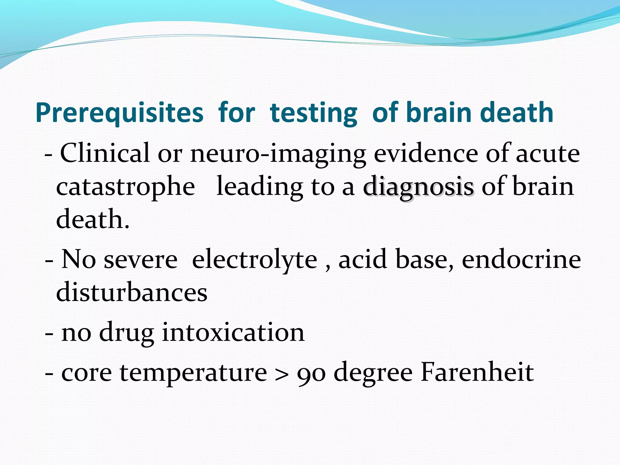 Brain Death Testing Machine Brain death | PPT