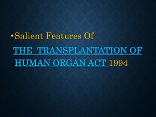 organ donation