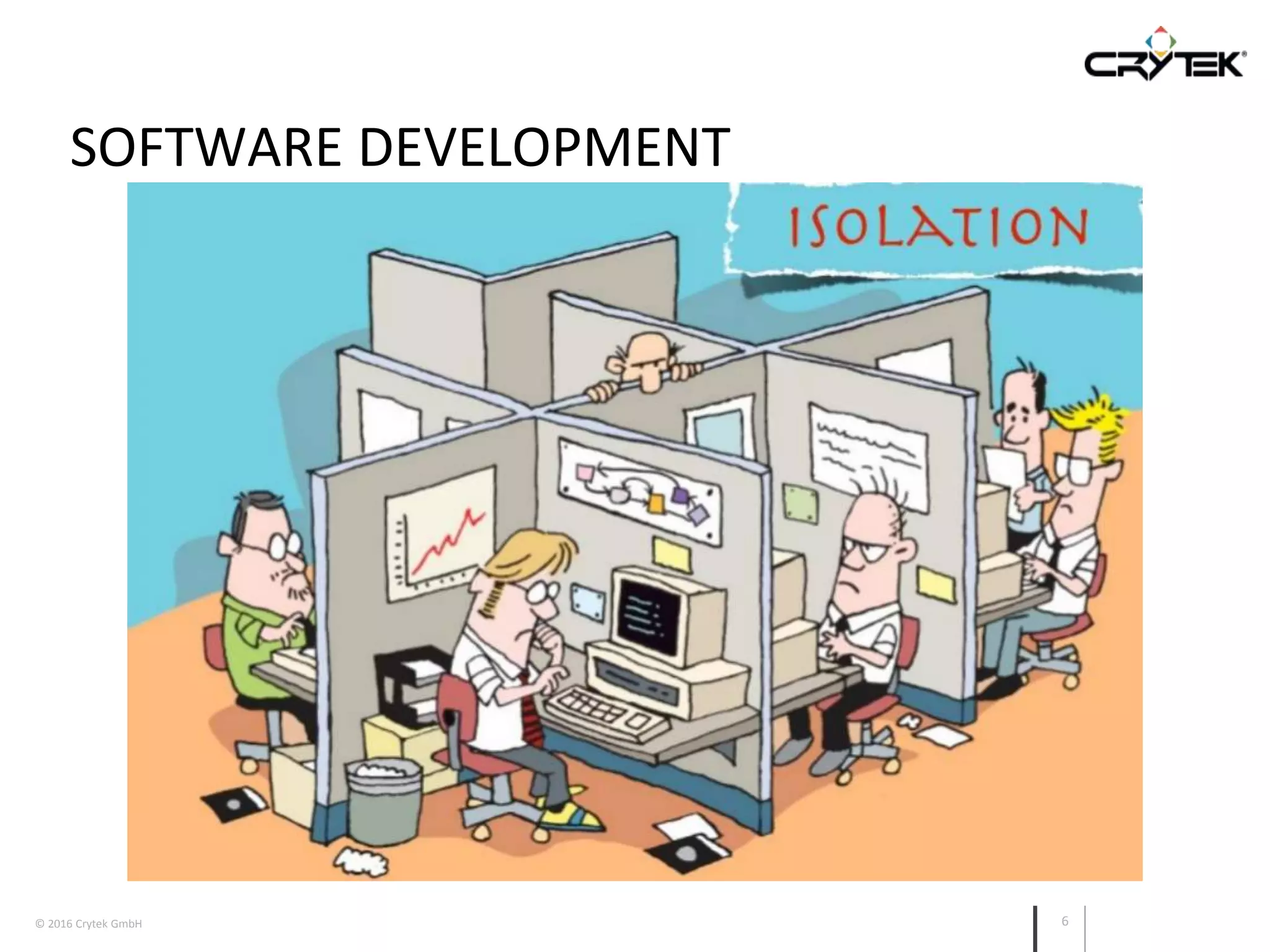 © 2016 Crytek GmbH 6
SOFTWARE DEVELOPMENT
 