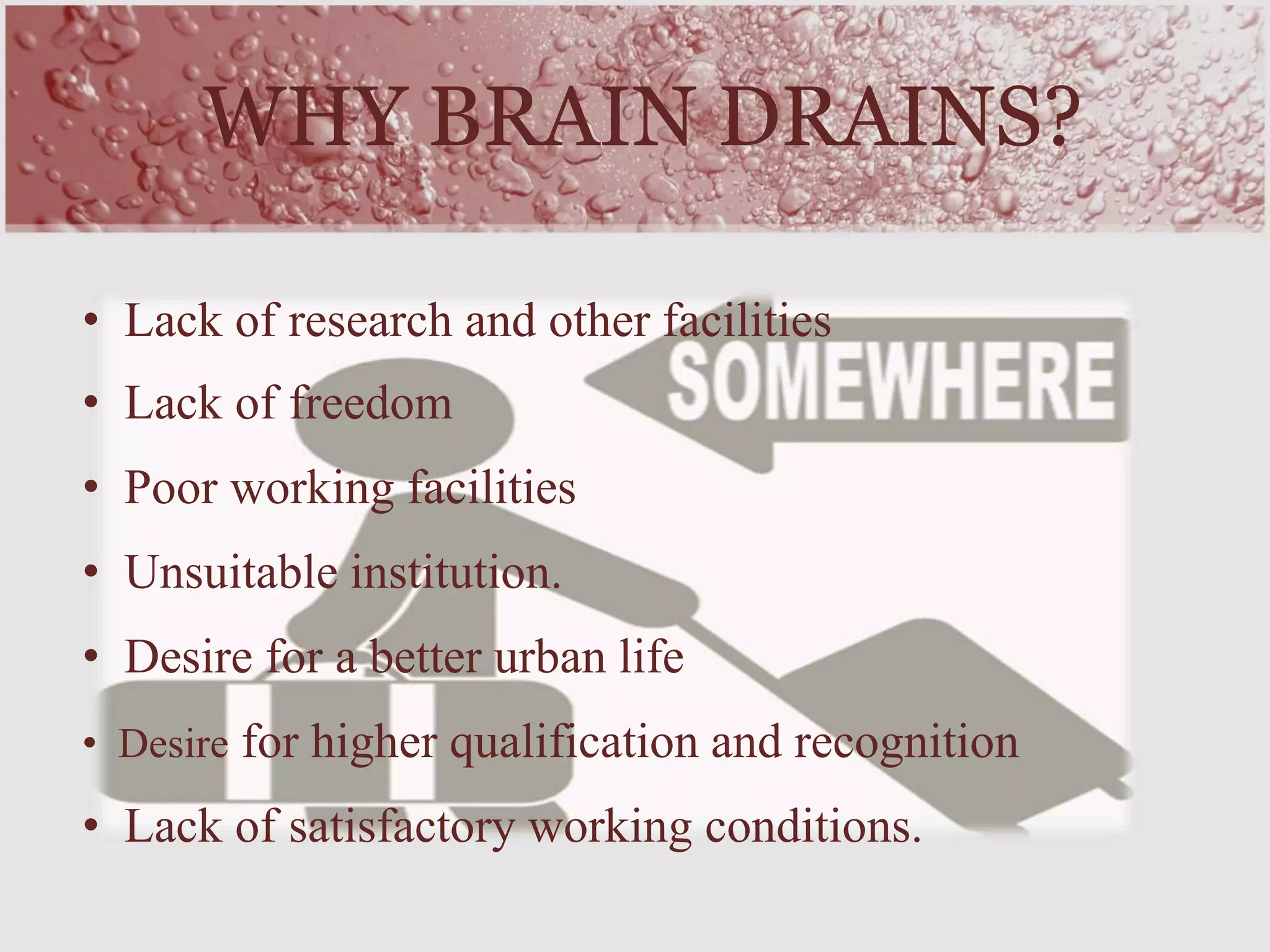 What Is In The Brain Drain On Brainsurge Brain drain | PPT